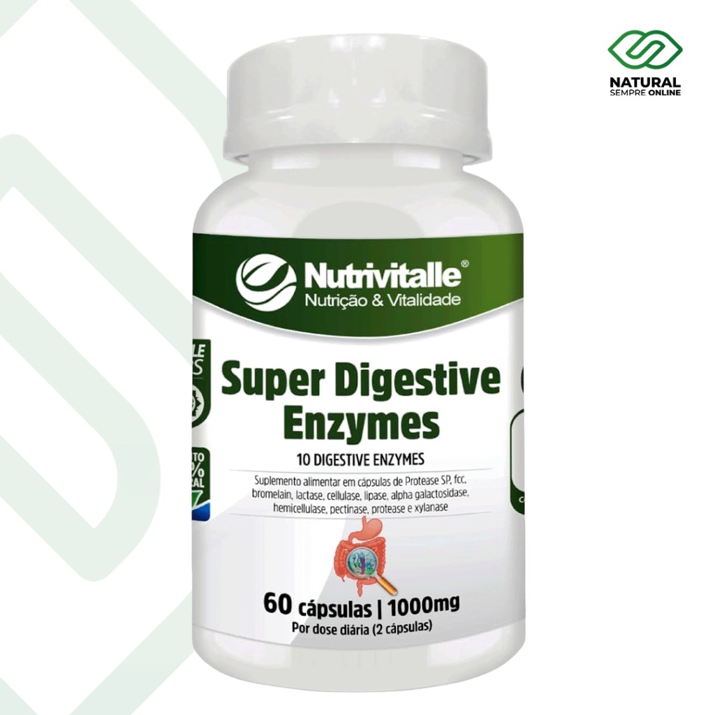 Super Digestive Enzymes: Adeus Inchaço!