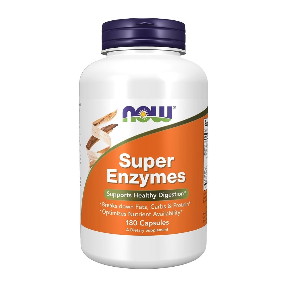 Super Enzimas Now Foods: Alívio Digestivo Rápido