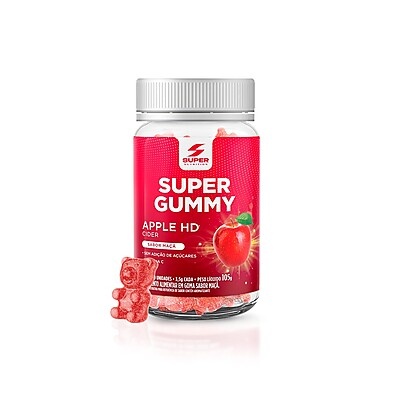 Super Gummy Apple HD: 30 Gomas para sua Saúde!