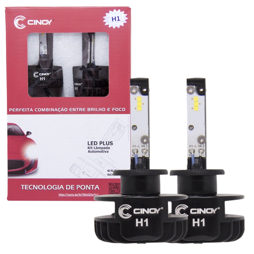 Super Led H1: Iluminação Automotiva 6000 Lúmens