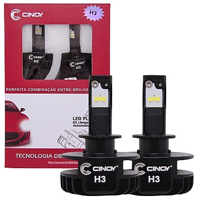 Super Led H3: Iluminação Automotiva 6500K