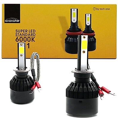 Super Led Techone H1: Iluminação 6000K Potente!