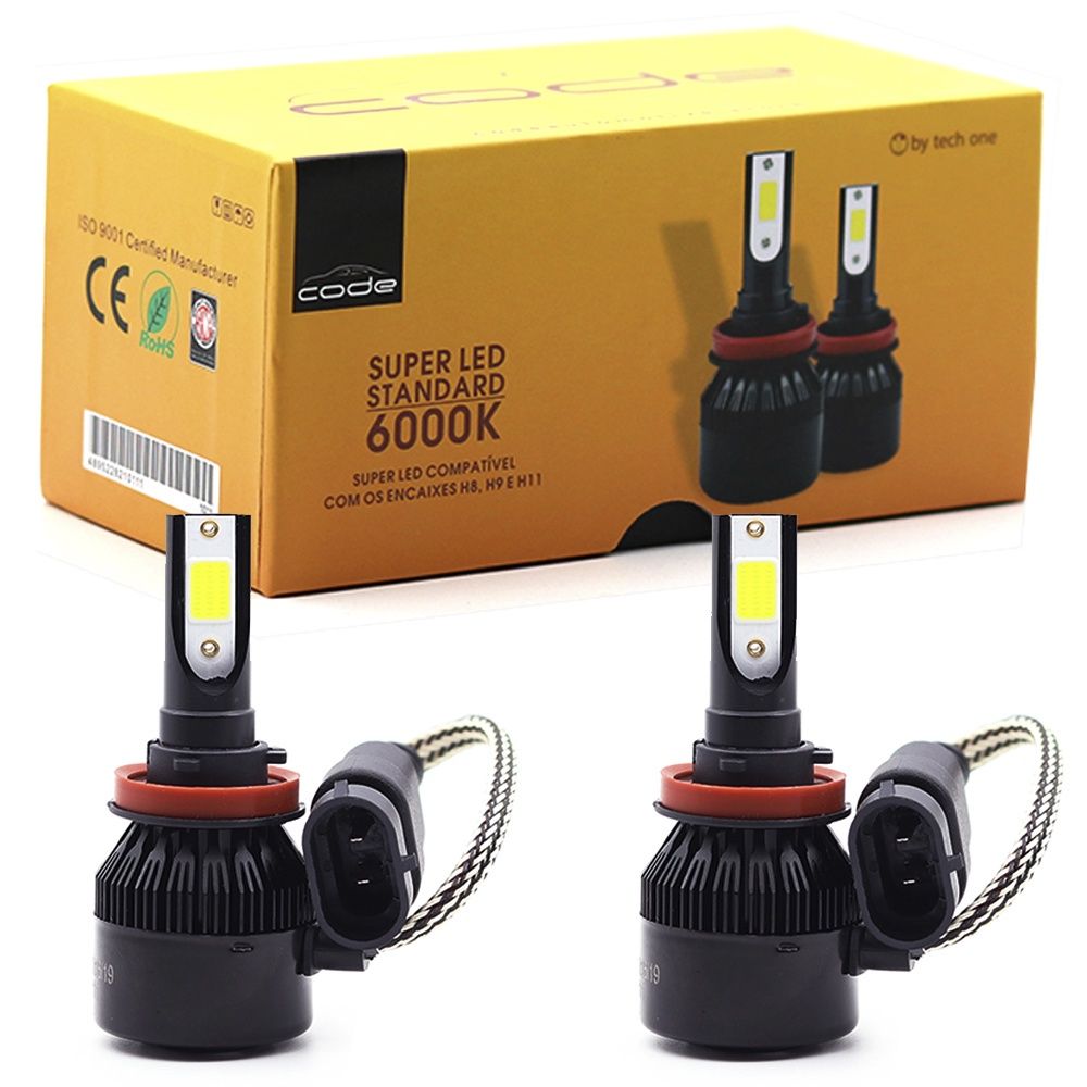 Super Led Techone: Iluminação 6000K para seu Carro