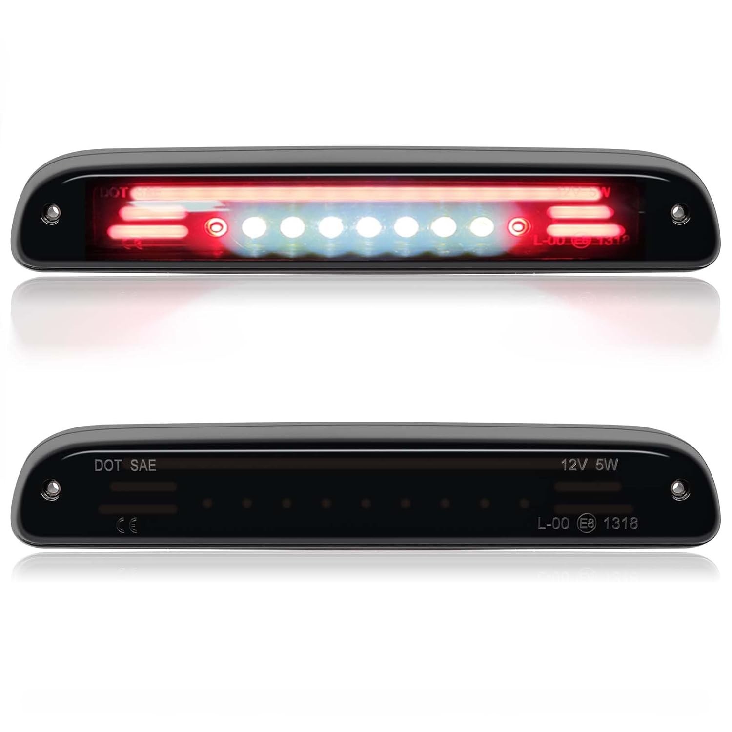 Terceira Luz de Freio LED para Ford F250/F350/F450/F550 Super Duty, Ranger, Explorer e Mazda B-Series | Segurança e Estilo Aprimorados