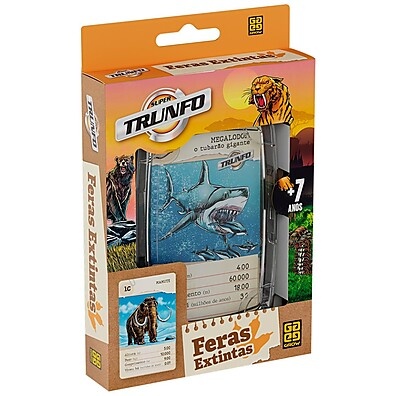 Super Trunfo Feras Extintas: Batalhe com a Pré-História!