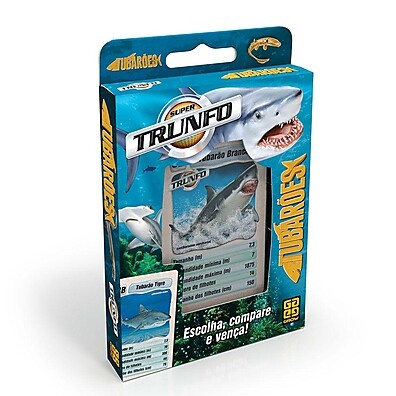 Super Trunfo Tubarões: Domine os Oceanos!