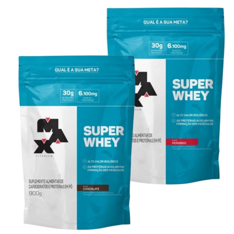 Super Whey Max Titanium: Ganhe Massa Muscular!