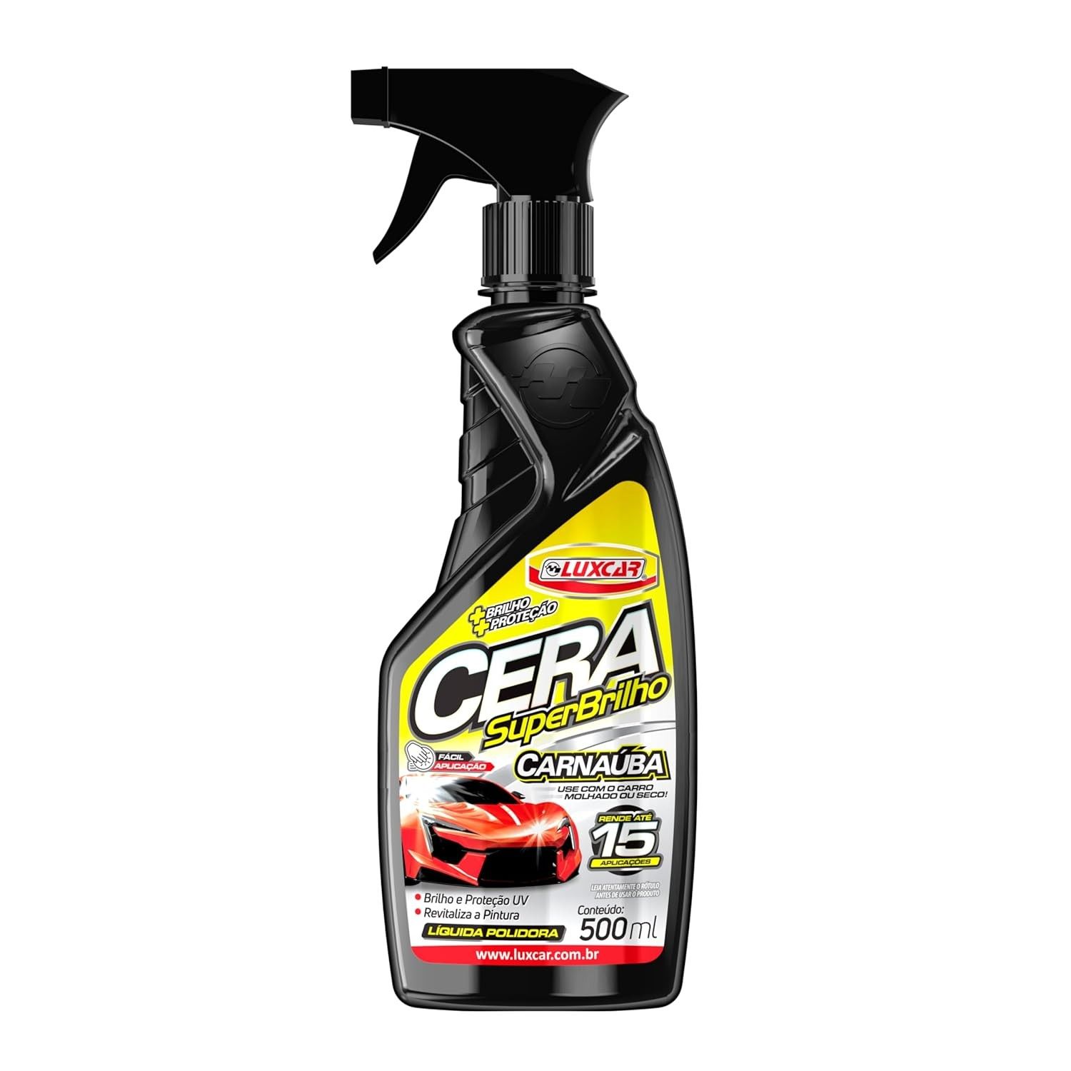 Cera Líquida Superbrilho Luxcar 500ml: Brilho Intenso e Proteção Duradoura para Seu Carro