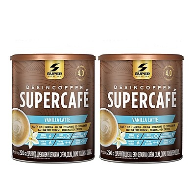 Supercafé Vanilla Latte: Energia e Sabor!