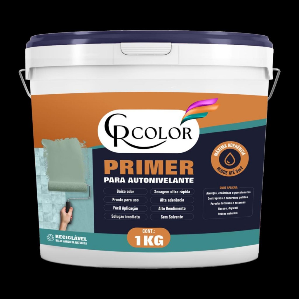 Primer Universal CRCOLOR 1kg: Aderência Perfeita em Qualquer Superfície