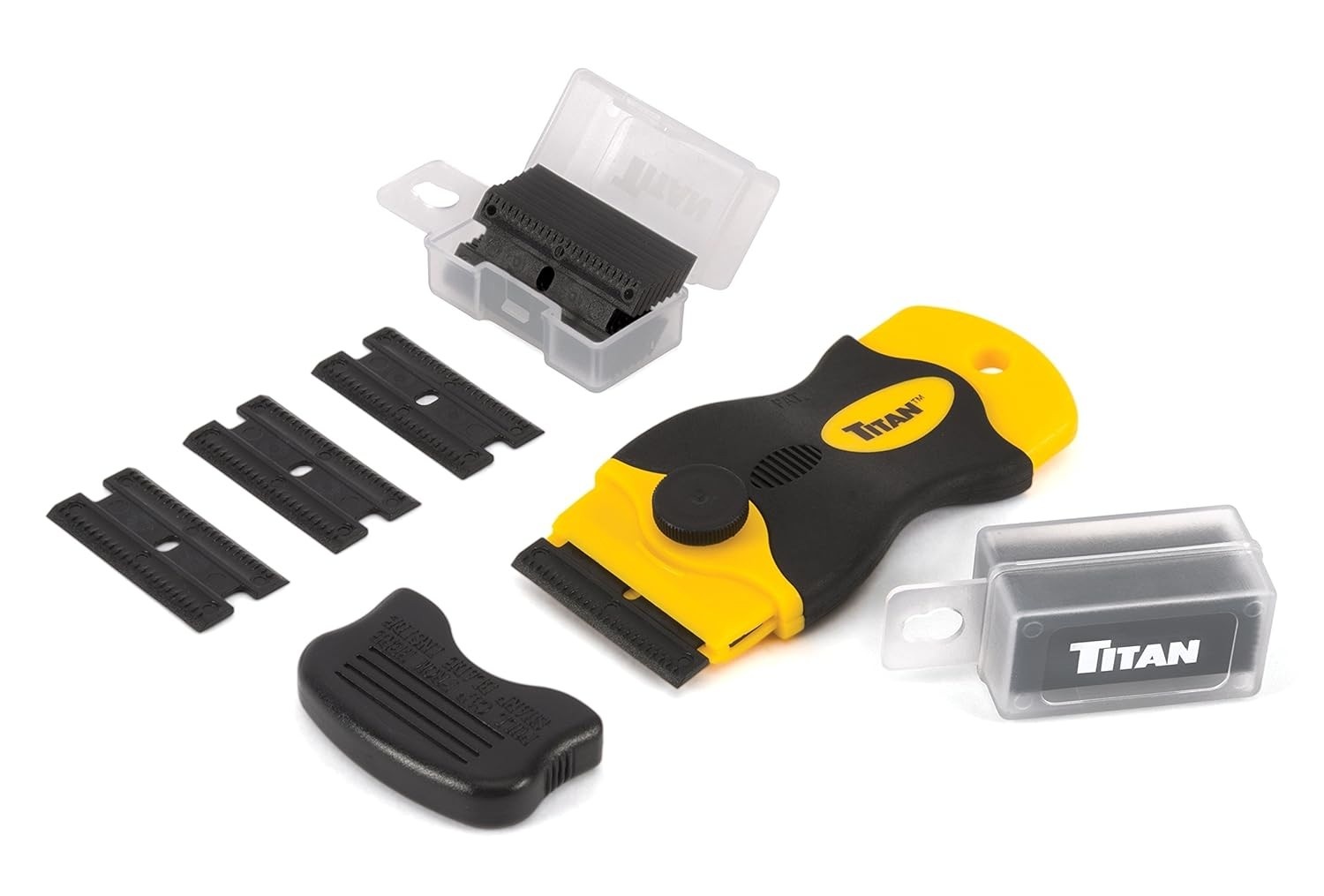 Titan Mini Raspador de Barbear 10cm: Limpeza Impecável Sem Danificar Superfícies