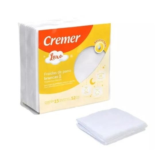 Fralda de Algodão Cremer: Suavidade e Absorção Superior