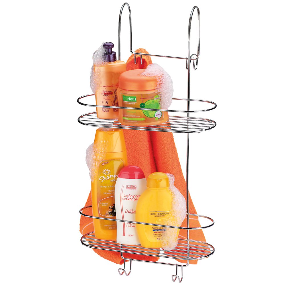 Suporte Box Banheiro Duplo: Organize Sem Furos!