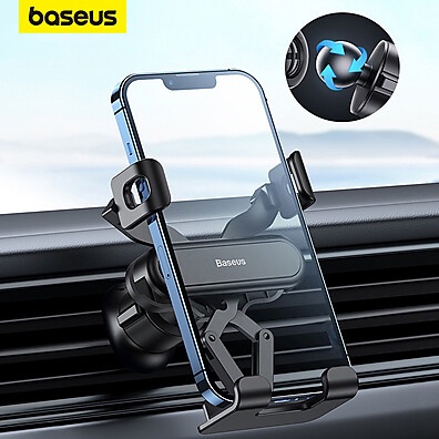 Suporte Carro Baseus: Fixe Seu Celular com Segurança