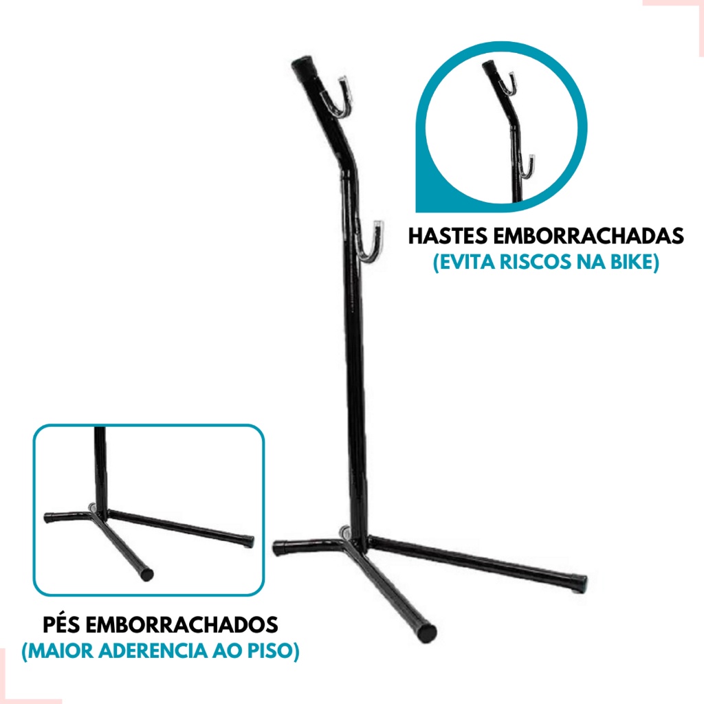 Suporte Cavalete Pé de Galinha para Bicicletas: Manutenção Fácil e Profissional