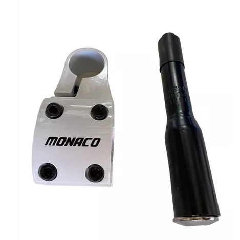 Suporte de Guidão Cross Monaco + Adaptador 21mm: Aumente a Altura com Estilo