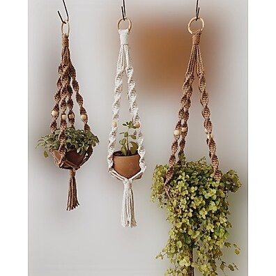 Suporte de Macramê para Plantas: Decore com Estilo e Sustentabilidade