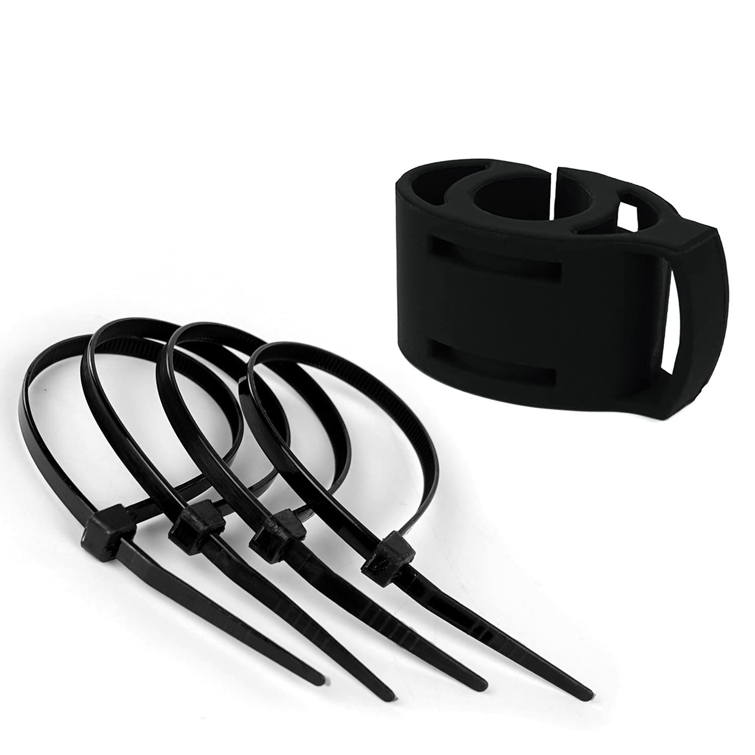 EKIND Kit Suporte Silicone Guidão Bicicleta para Garmin GPS Forerunner, Fenix, Quatix