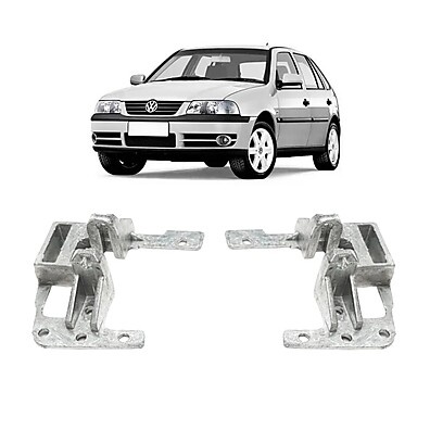 Suporte Maçaneta Gol G3: Kit 2 Peças (2002-2005)