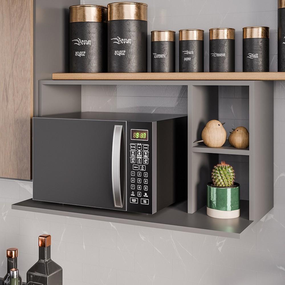 Suporte Micro-ondas 80cm Maya: Organize sua Cozinha!