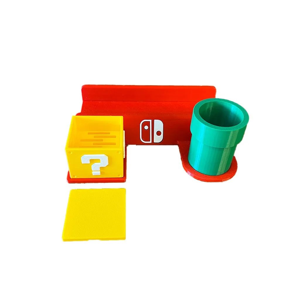 Suporte Nintendo Switch Dock Tema Super Mario: Organização e Estilo para Seu Console