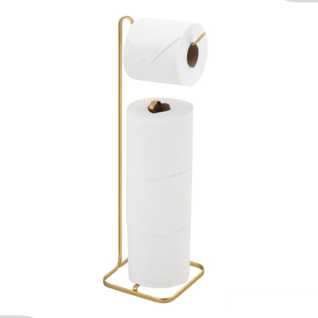 Suporte Papel Higiênico Dourado: Elegância e Praticidade