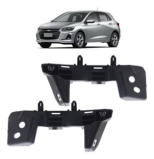 Suporte Parachoque Onix: Guia Dianteiro Preto