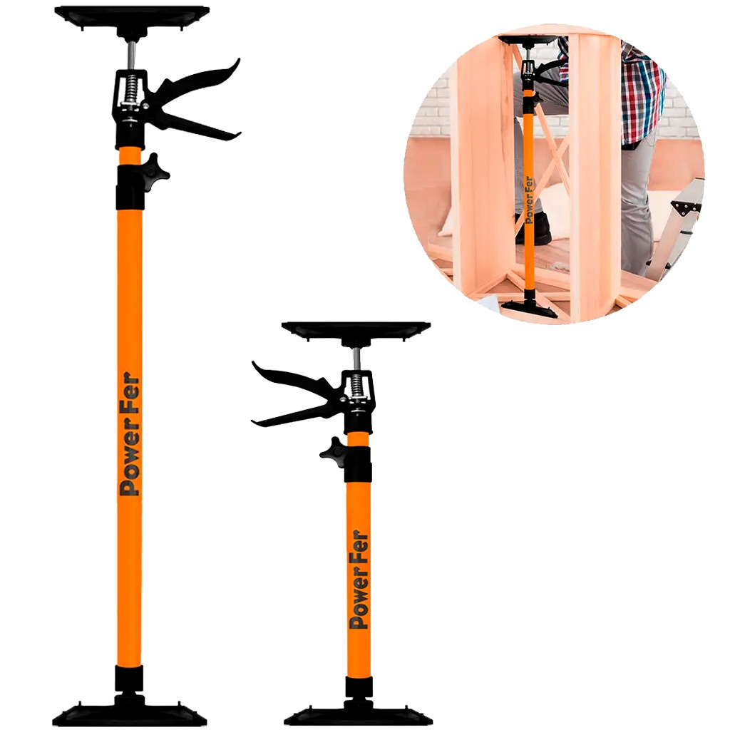 Suporte Telescópico Drywall: Até 30Kg - 50 a 290cm