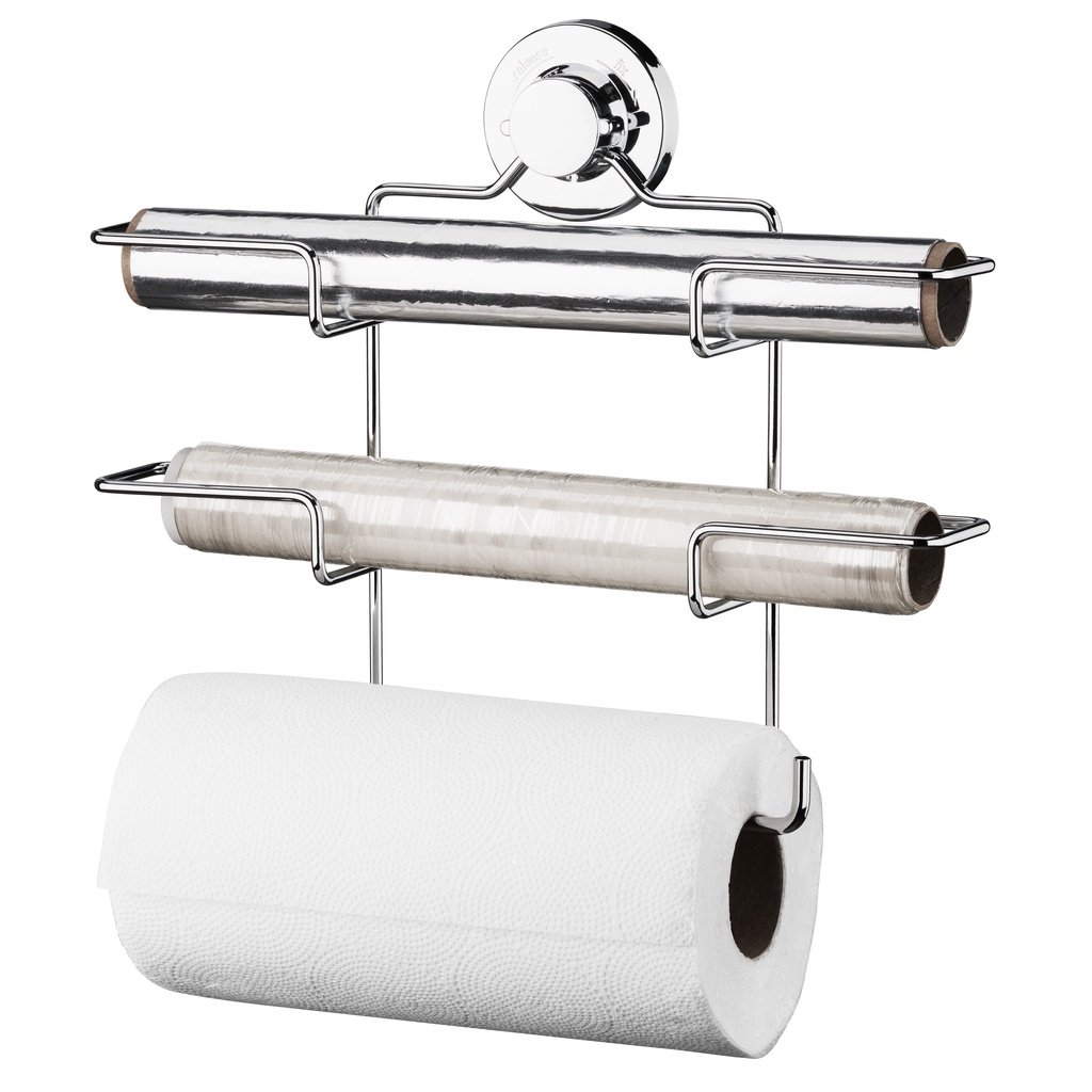 Suporte Triplo Cozinha: Organize com Ventosa!