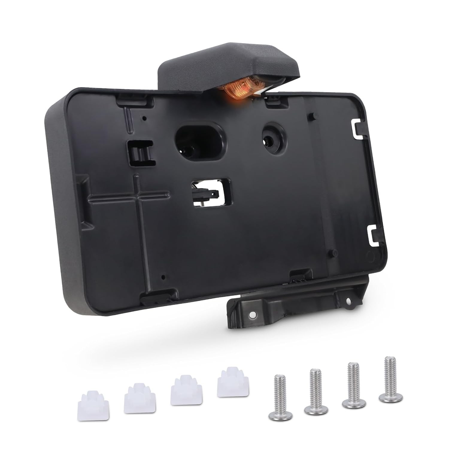 Suporte de Placa Traseira com Luz para Jeep Wrangler JK/JKU 2007-2017 - Proteção e Visibilidade