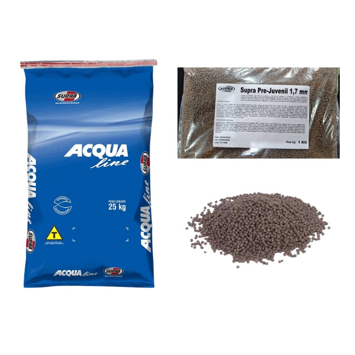 Supra Juvenil 1,7mm: Nutrição Essencial para Peixes