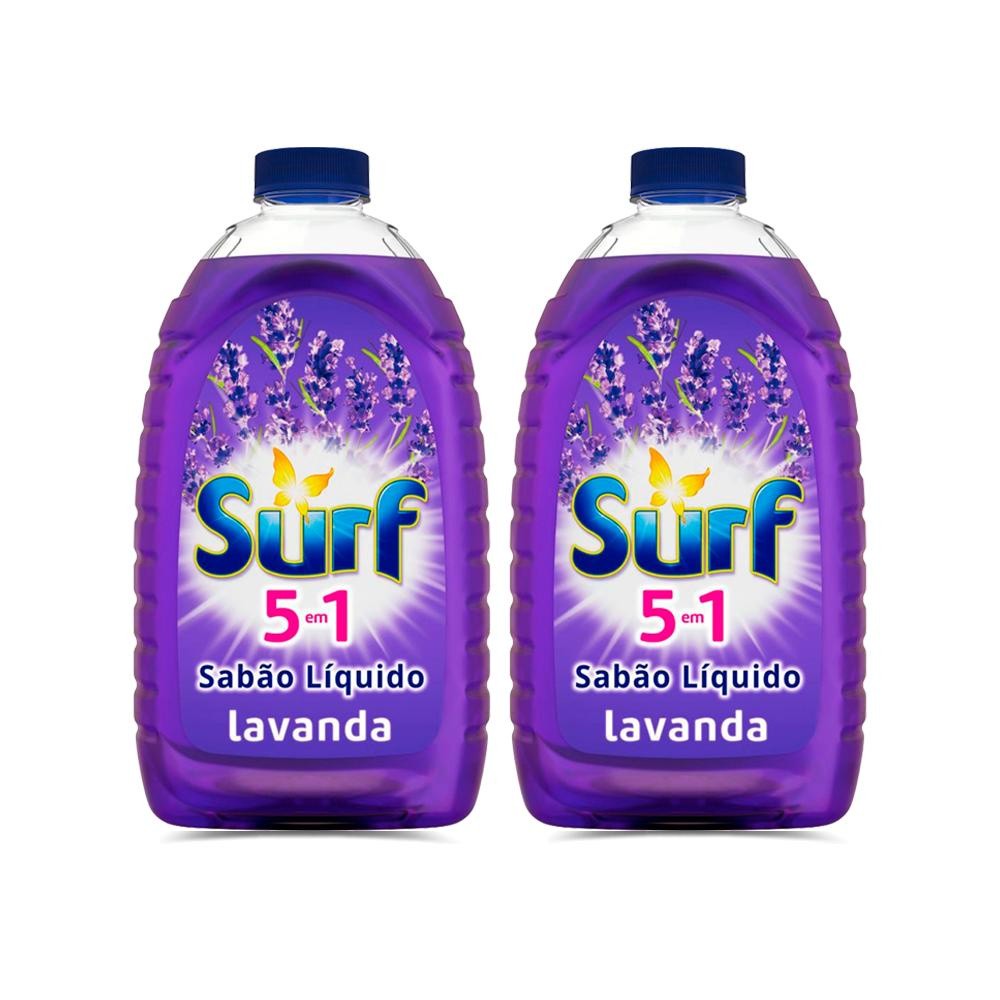Surf 5 em 1 Lavanda 3L: Kit com 2 – Economia e Perfume!