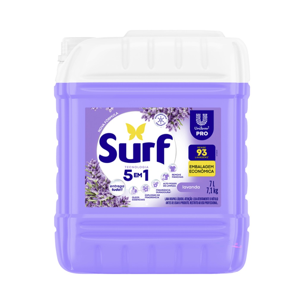 Surf Lavanda 7L: Limpeza Impecável e Perfume Duradouro