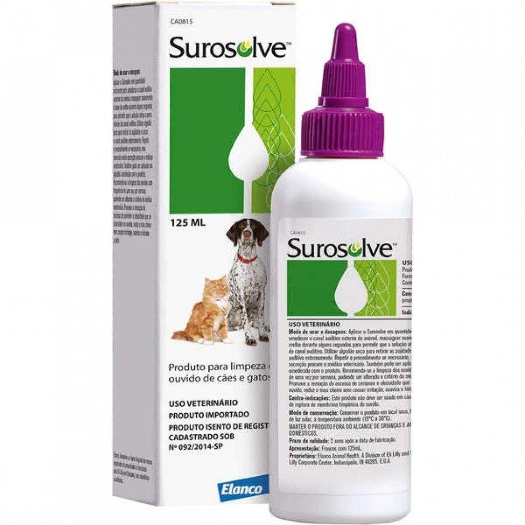 Surosolve: Limpeza de Orelha Segura para Cães e Gatos