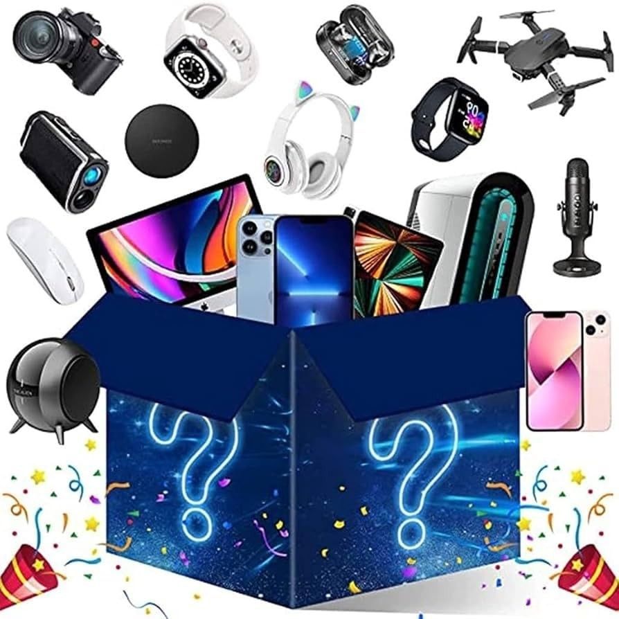 Caixa Misteriosa Premium: Gadgets Apple Incríveis e Eletrônicos Surpresa!