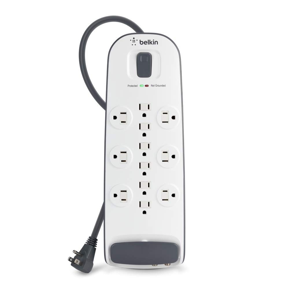 Protetor de Surto Belkin 12 Tomadas - Proteção Avançada para Seus Equipamentos