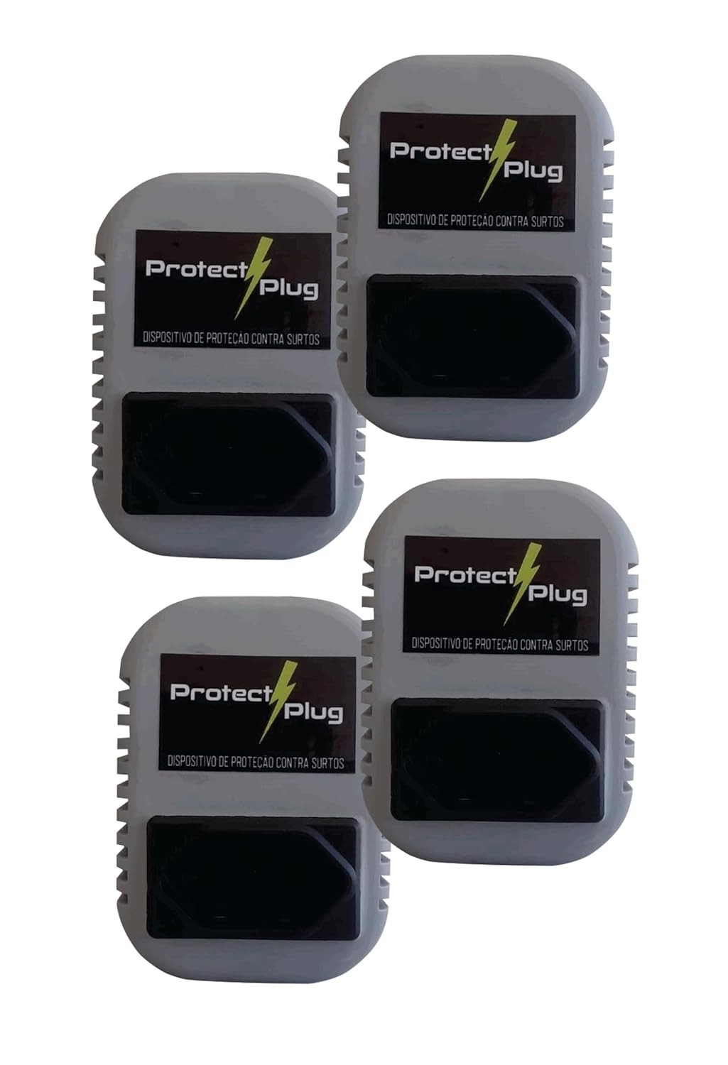Protectplug Protetor contra Surtos Elétricos - Kit com 4 Unidades