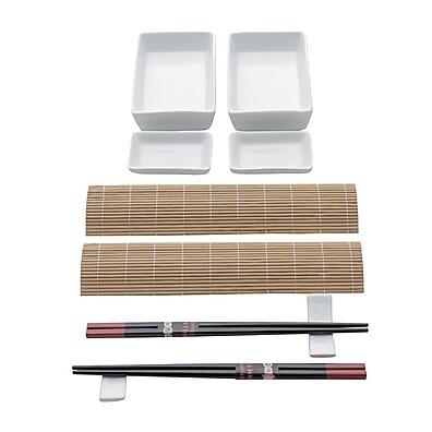 Sushi em Estilo: Kit 10 Peças Bambu Kyoto Lyor