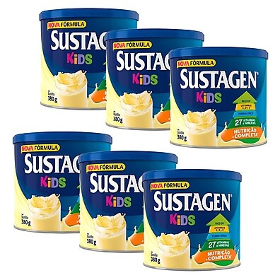 Sustagen Kids Baunilha 380g: Nutrição Completa para Seu Filho