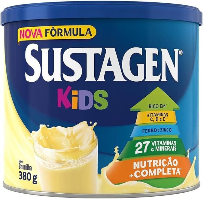 Sustagen Kids Sabor Baunilha Com 380G