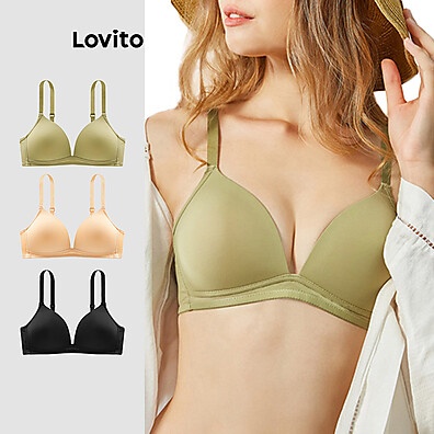 Sutiã Lovito Casual com Bojo Irremovível – Conforto e Estilo