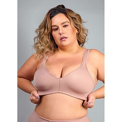 Sutiã Plus Size Sem Bojo Duloren com Cobertura Total
