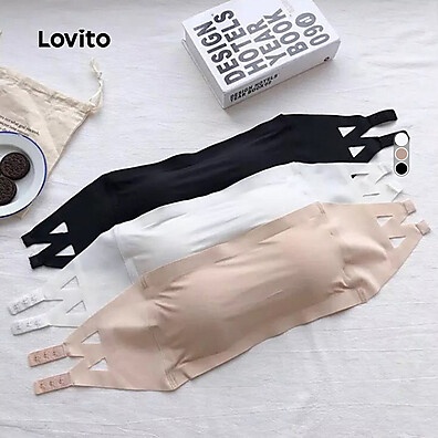 Sutiã Sem Costura Lovito: Conforto e Suavidade