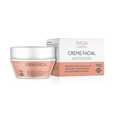 Sveda Care: Creme Antissinais Facial 100g
