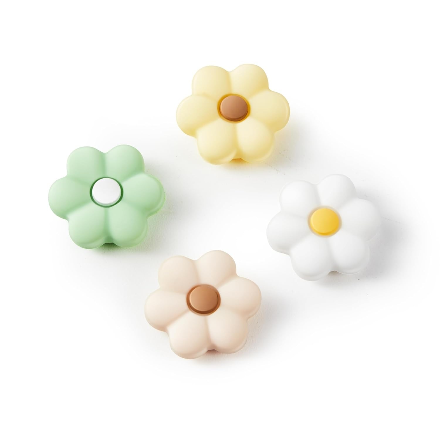 Tampas de Silicone para Polegar Nintendo Switch: Conforto e Estilo Floral Daisy