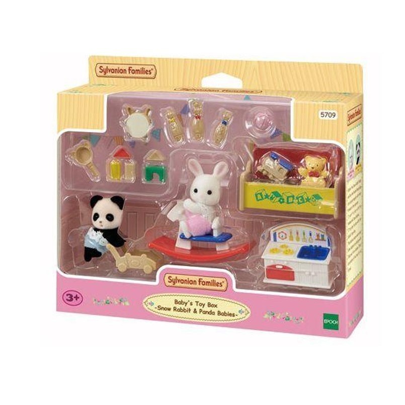 Sylvanian Families: Coelho Neve e Panda - Diversão!