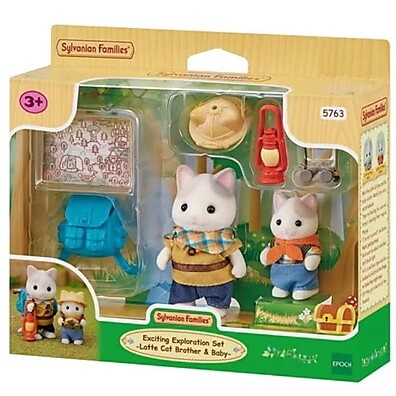 Sylvanian Families Exploração Irmão E Bebê Gato – Diversão Aventuresca!