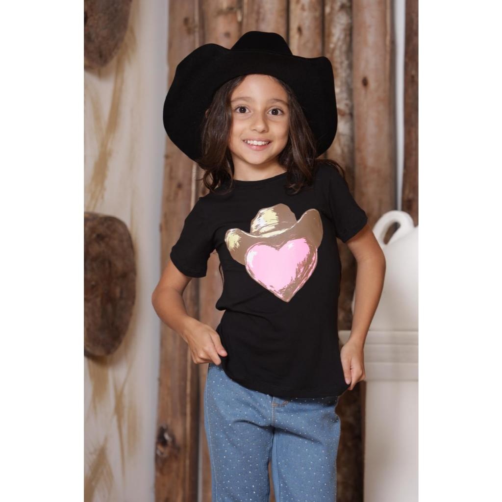 T-shirt Country Coração: Estilo e Conforto!