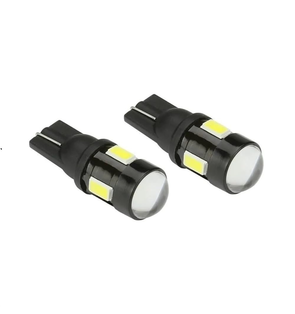 Par Lâmpadas Pingo T10 6 Leds com Projetor - Iluminação Premium para Farolete e Teto