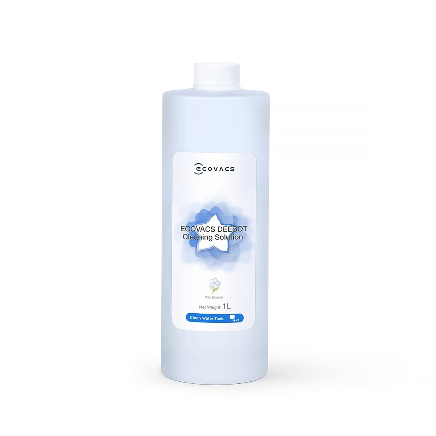 ECOVACS Solução de Limpeza Multisuperfície 1L - Compatível com DEEBOT T30S COMBO, X2, T20, X1 e T10